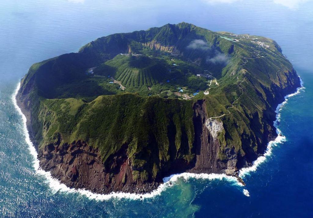 AOGASHIMA A remote island in the Philippine Sea, Aogashima is an active volcano