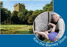 Day 12. June 30th Travel over the Cork/Kerry border to Blarney Castle with its famous Blarney Stone.
