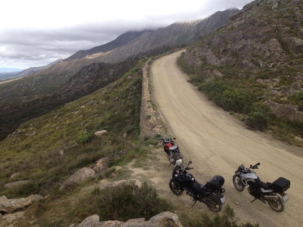 DAY 19 Sat 8 Nov Robinson Pass to Oudtshoorn 245 kms Our first treat of the day is to ride Robinson Pass through the Outeniqua Mountains.