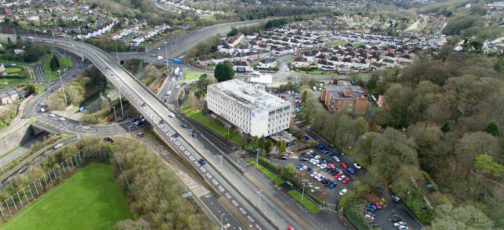 INVESTMENT SUMMARY r Prominent location on A38/A386 intersection, approximately 2.5 miles from Plymouth City Centre. r Detached office building totalling approximately 57,157 sq ft NIA.