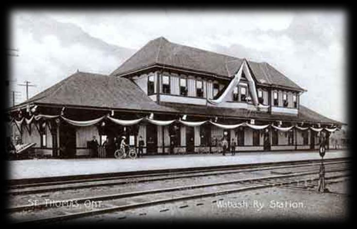 The Wabash station in St. Thomas. 1903: George Jay Gould, Jay Gould s eldest son, attempts to revive his father s dream of a transcontinental railway.