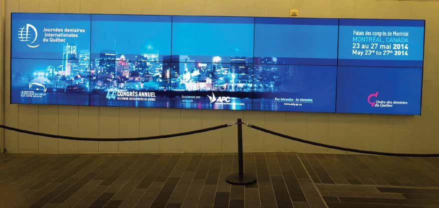 30 second video shown on the 90 square feet video wall of the merchant gallery during the 5 days of Your company logo and