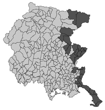 Percepcija in odnos prebivalstva na mejnem območju Furlanije Julijske krajine glede javne rabe slovenskega jezika Zbrane podatke smo vključili v spletno podatkovno zbirko, do katere je lahko dostopal