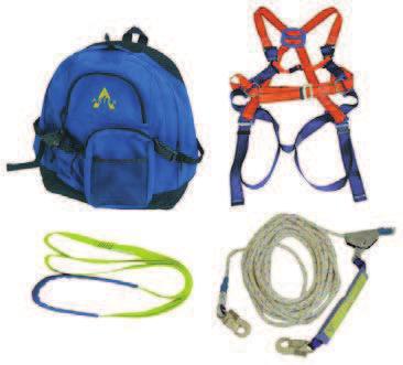 12 3,174 1 150279 25000 12 3,675 1 Safety harness DIN EN 361 Universal harness, rapid adjustment of shoulder strap (orange, 45 mm), body strap (orange, 45 mm) and leg straps (blue, 45 mm), fits all