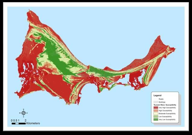 Housing Census Preliminary Report) Tsunami Wave Susceptibility Map Providenciales, TCI Source: Phase IVa: Preliminary Vulnerability Assessment: Turks and Caicos Islands
