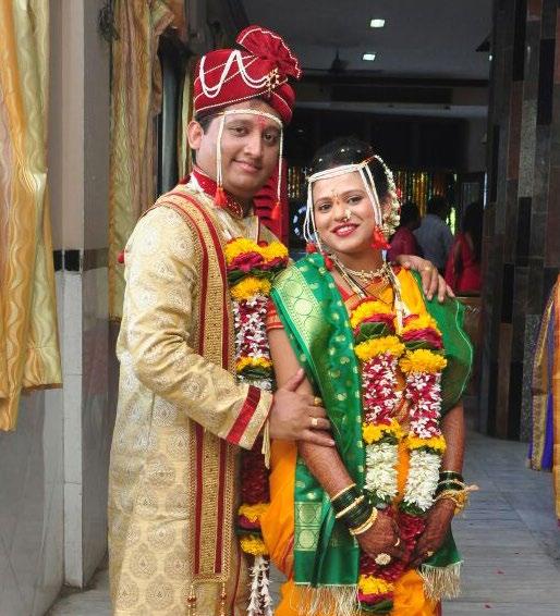 WEDDING BELLS Pooja Patil & Subodh Lendhe both from LN-KPO Publishing team (Mumbai) took