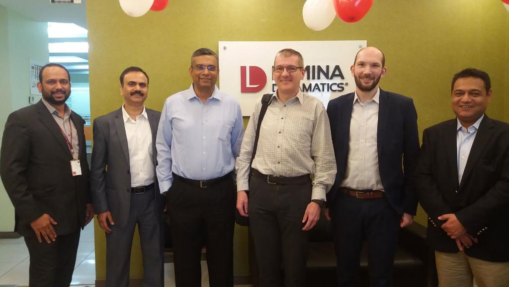 CLIENT VISIT @NOIDA OFFICE Representatives from Wiley SSP, Chris Downs and Adam Evans, recently visited the Datamatics Noida office.