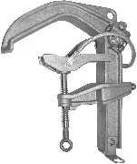 adjustable bracket; Smooth Jaw; Bronze eye-screw terminal; Bronze Connector for plain Ferrule.