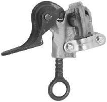 - RC600-2276 Aluminum body; Serrated jaw; Tightening eye-screw in bronze; Bronze cable 