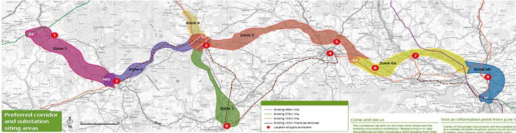 8. Dumfries and Galloway Strategic Reinforcement Project First round of public consultation on proposed overhead line route corridors and substation sites undertaken June to August 2015 Over 1600