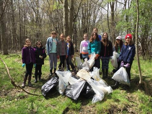 in the fall Highland Heights Involvement / Earth Day Girl Scouts activity Sat.