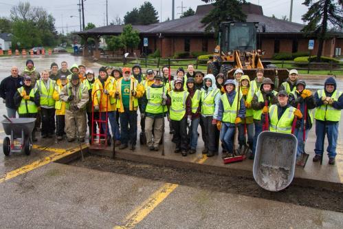 Lyndhurst Park Mayfield Heights Involvement / Cuyahoga DePave Program May 6-7, led by