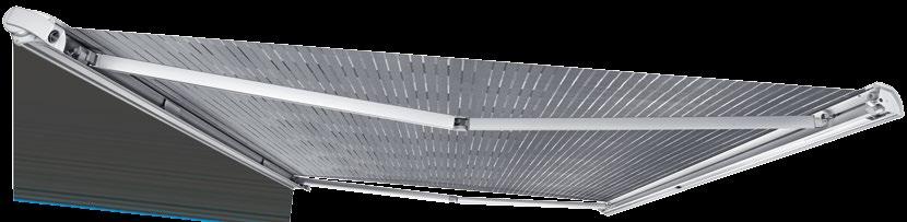 CLIMATE AWNINGS PERFECTROOF PR 2500 HIGH-QUALITY ROOF AWNING LIGHT AND ROBUST, UP TO 6 M LONG For vehicle lengths of 4.