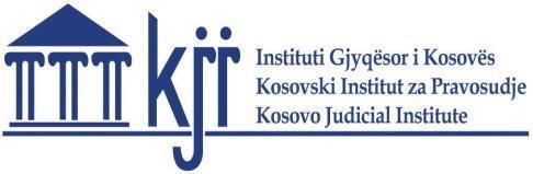 Institut za Pravosudje/Kosovo Judicial Institute