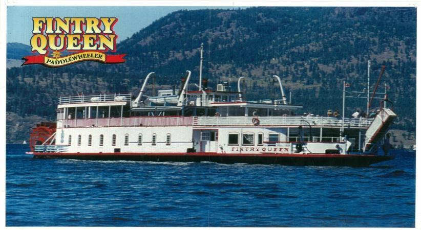 The "M.V. Fintry Queen" Okanagan Lake Boat Company Inc. www.fintryqueen.ca For information purposes only: DRAFT Jan 2017 Executive Summary - Business Plan 2017 The M.V. Fintry Queen is a 325 passenger ship and regional tourist attraction on Okanagan Lake in British Columbia, Canada.