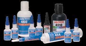 Cyanoacrylate Adhesives One-component, no-mix products that cure rapidly at room temperature without heat or light exceptionally easy to use Excellent bond strengths to the widest range of plastics,