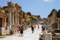 Day 3 11 August 2018, Saturday Ephesus Ephesus, one of the most famous cities in antiquity, was founded on the harbour where the Küçük Menderes (Kaistros) River flows into the sea.