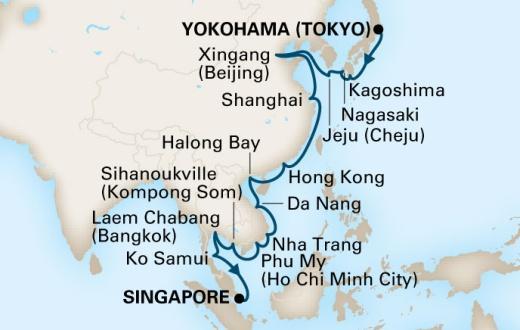 Explorers seeking a more in-depth Asia & Pacific cruise experience can select one of the Collectors' Voyages, which visit multiple regions and offer great per-day value.