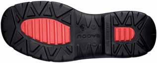 Resistant, versatile, comfortable MAXCONTACT TM OUTSOLE PU 2D outsole composed of 2 layers of PU and TPU inserts
