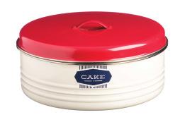 do! Open Vintage storage and see the contrasting colour inside. Vintage belmont CAKE TIN Colour coated steel.
