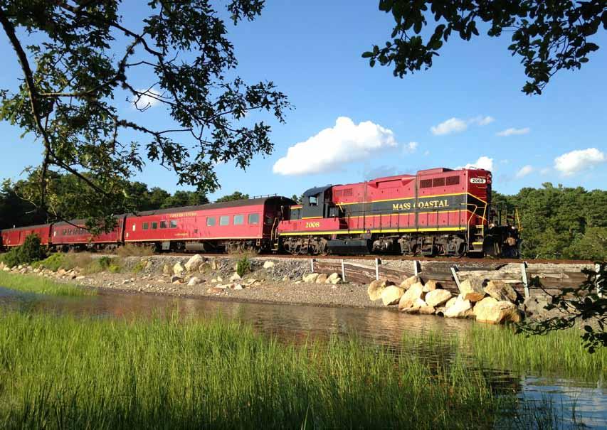 Fall Travel Weekend Getaways Cape Cod Central Railroad Hyannis, Massachusetts Of note 1955 MC 2007 locomotive Duration 2 hours Length 50 miles Cafe Lafayette Dinner Train North Woodstock, New