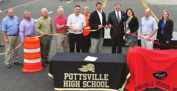 POTTSVILLE/RUSSELLVILLE HIGHWAY 247 The cities of Pottsville and Russellville were officially joined together with a ribbon on May 11 th as the Highway 247 Bypass was opened to traffic.