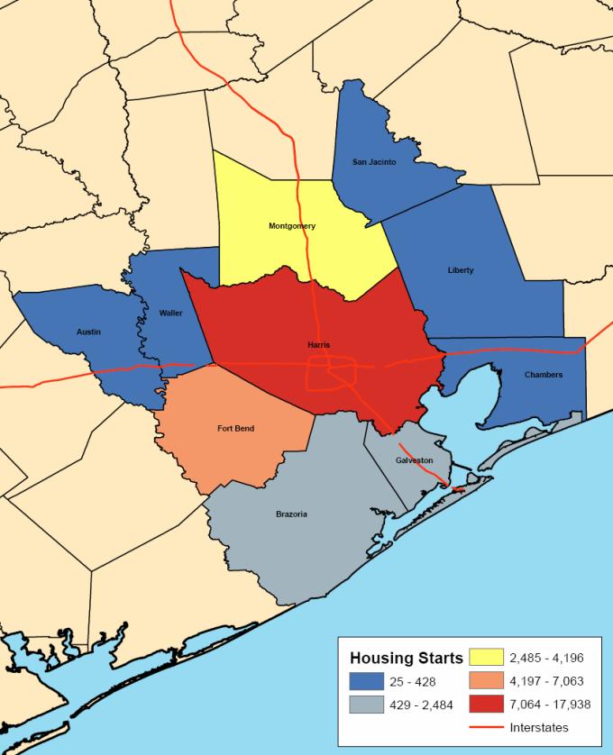 Land-Baytown, TX Census