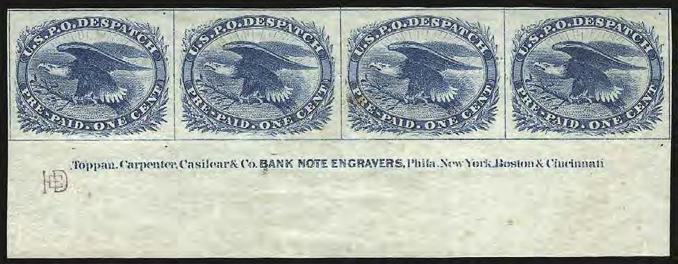 Eagle Carrier Stamp - LO2 November 17, 1851.
