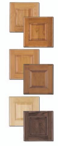 WOOD CHOICES Natural Oak SPICE Stained Oak Natural Cherry CANYON RANCH Featuring