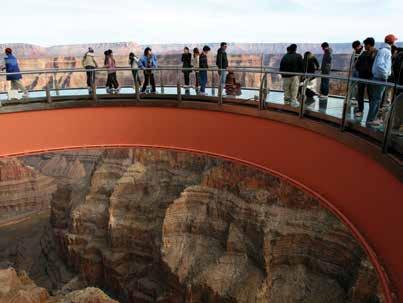 5 hours» Fly over Hoover Dam, Lake Mead and the Grand Canyon before landing on the West Rim of the canyon where your express shuttle awaits.