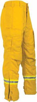 Cal Fire Jacket Made out of Tencate Style 469 and Style 362, the Cal Fire Jacket utilizes an innovative two fabric design to improve breathability on the body, while maximizing protection on the arms