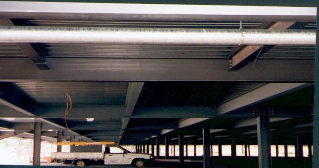 concrete column fabrication and testing - design of multi-storey car park -