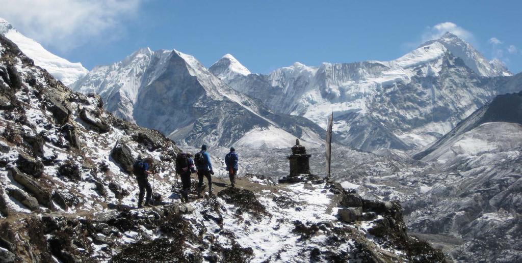 THE BOUNDLESS JOURNEYS DIFFERENCE We have the option to hike to Ama Dablam Base Camp.