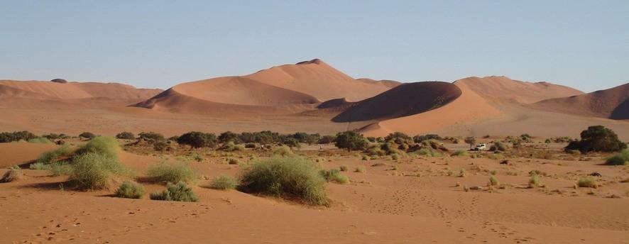 through the Namib Desert via Uis and past the Brandberg through