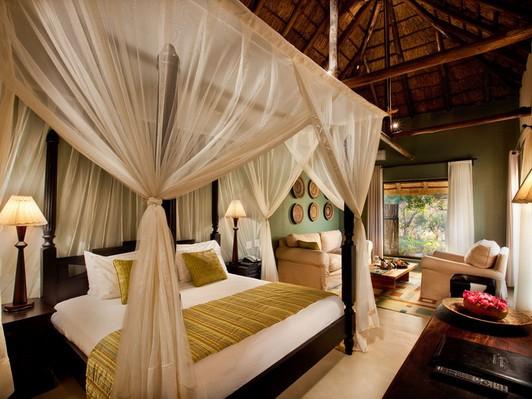 Overnight in a stylish room with en-suite facilities at the Mokuti