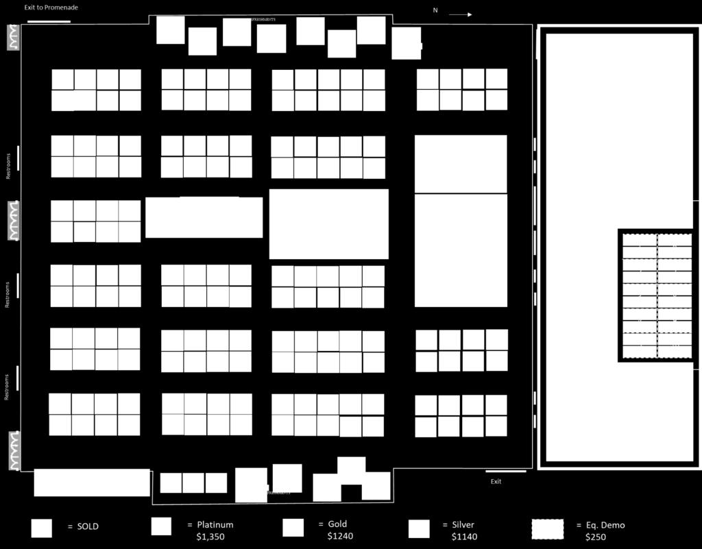 2018 Tri-Association Conference Exhibit Hall Layout Learn more about exhibiting firms when you visit our interactive