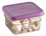 Food Storage & Shelving Square Storage Containers & Covers Clear polycarbonate Withstand temperatures from -40 to 20 F
