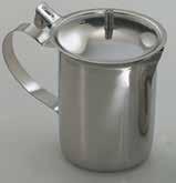 Economy Creamer/Server 0 oz capacity Stainless steel with dome