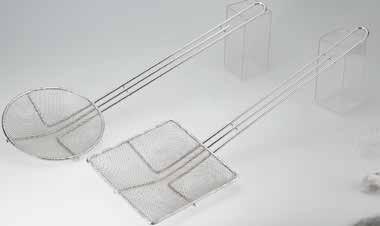 Nickel-plated baskets Available in fine, medium and coarse mesh 859048