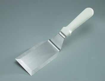 stainless steel blade 5" long white plastic