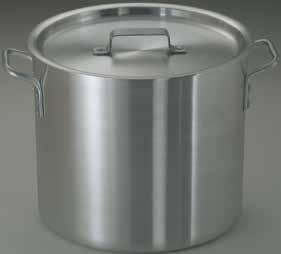 Professional Cookware Aluminum Stock Pots & Covers Preserves liquids longer for cooking Thicker base for nice slow simmer and max flavor Lightweight, 3004 series
