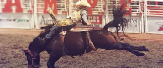 The city of Calgary (Home of the Calgary Flames) holds the annual Calgary Stamped, which was first held in 1912. So if you like rodeos, Calgary is the place to go!