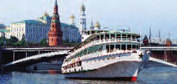 The M.S. VOLGA DREAM near Moscow s Kremlin. M.S. VOLGA DREAM The M.S. VOLGA DREAM is by far the most superior vessel cruising Russia s waterways.