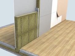 Najpogostejša je uporaba Multirock plošč za izoliranje gipskartonskih predelnih sten, kjer ni posebnih zahtev za zaščito pred hrupom. Dobavljive so v širini 600 mm.
