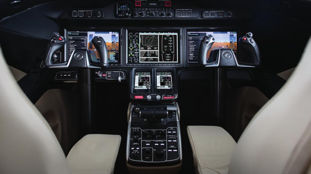 Designing a human-machine interface for optimal safety. HondaJet Elite s advanced cockpit is designed to enhance every aspect of flight. No detail was overlooked in creating a user-friendly interface.