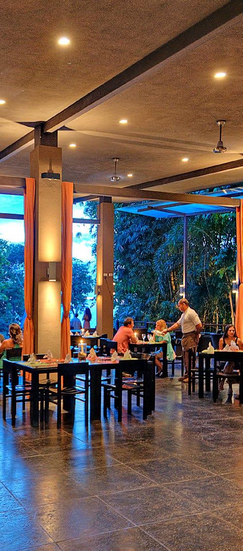 Our uniquely designed ocean-facing open-air gourmet restaurant and bar