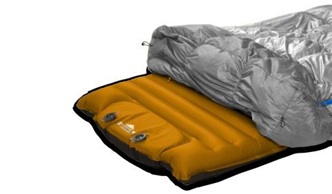 NEMO PRODUCT INNOVATIONS Symphony mates with most any 30 x 80 sleeping pad.