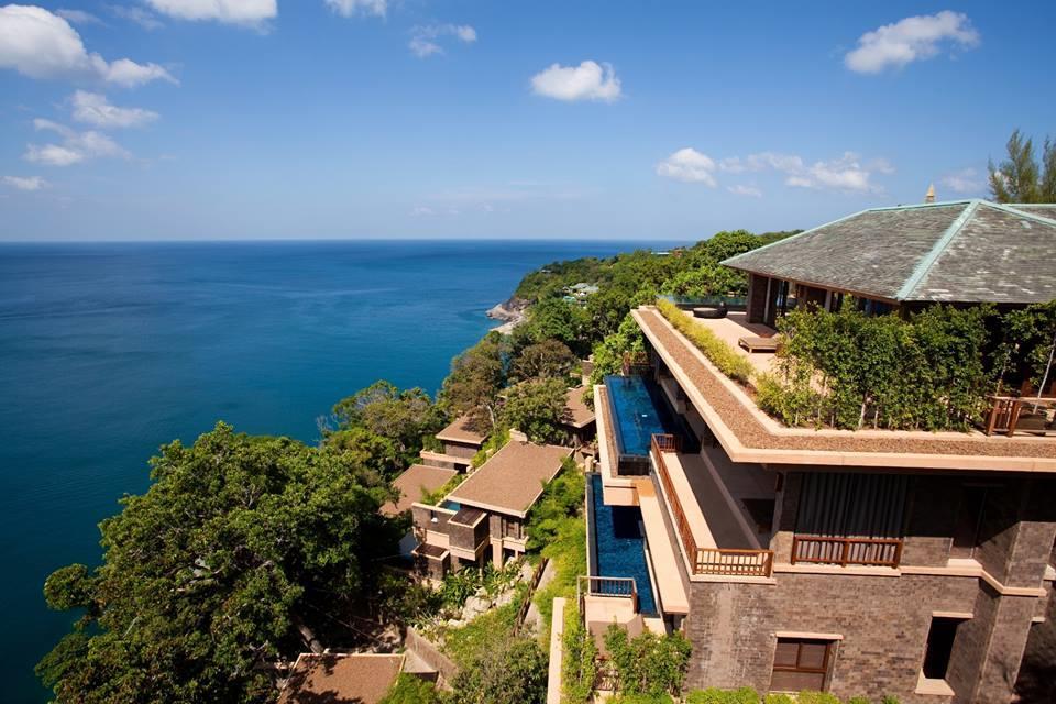 2. Paresa Resort Perched on the seaside, amid tropical forests, surrounded by trees over azure