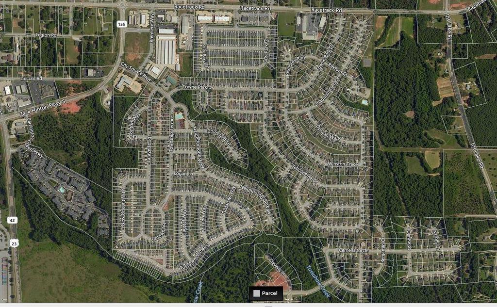 FRED'S NET LEASE AERIAL VIEW - NEIGHBORHOODS Towne Village 145+ Single Family Units Callaway