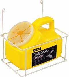 229 10 / 100 BLADE DISPOSAL CONTAINER High impact, puncture resistant container.